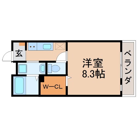 プラージュコート浜の物件間取画像